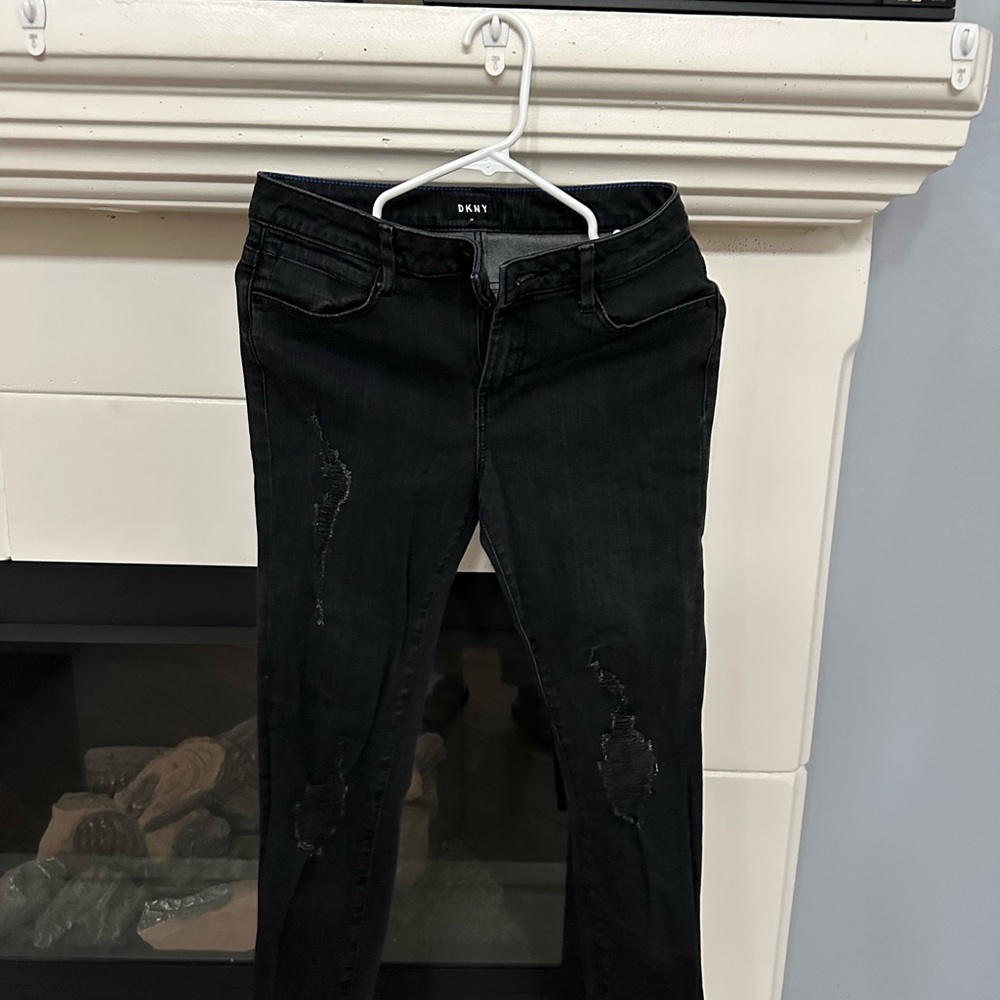 DKNY distressed pants